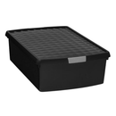 Wham DIY Plastic Storage Boxes - Black - 3 Sizes
