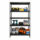 1x MSR Metal Shelving - 1800mm High - Up to 150kg - Steel Decks - Black