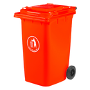 GPC Wheeled Bin - Red