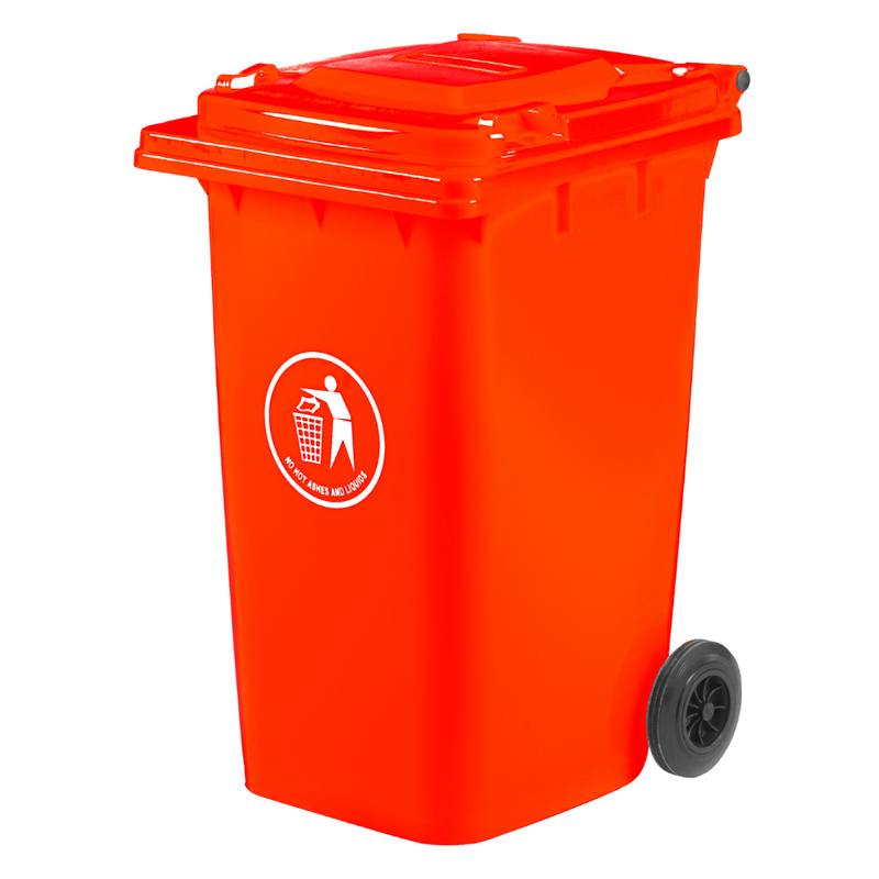GPC Wheeled Bin - Red