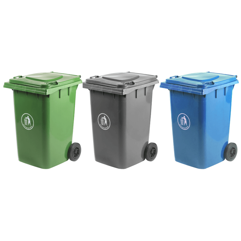 GPC Wheeled Bin - Dark Grey