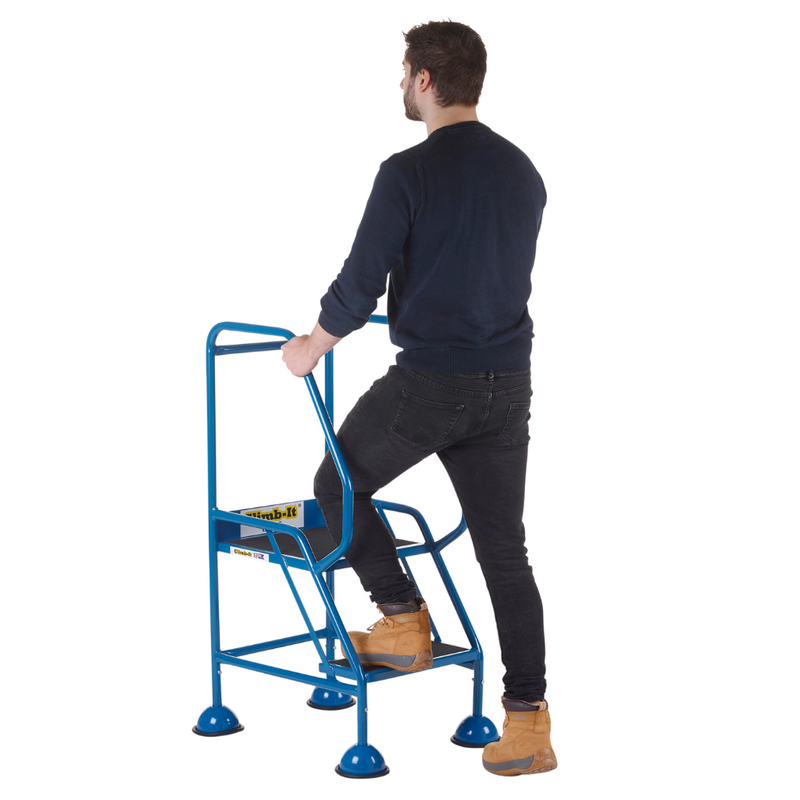 Climb-It Domed Feet Steps Blue