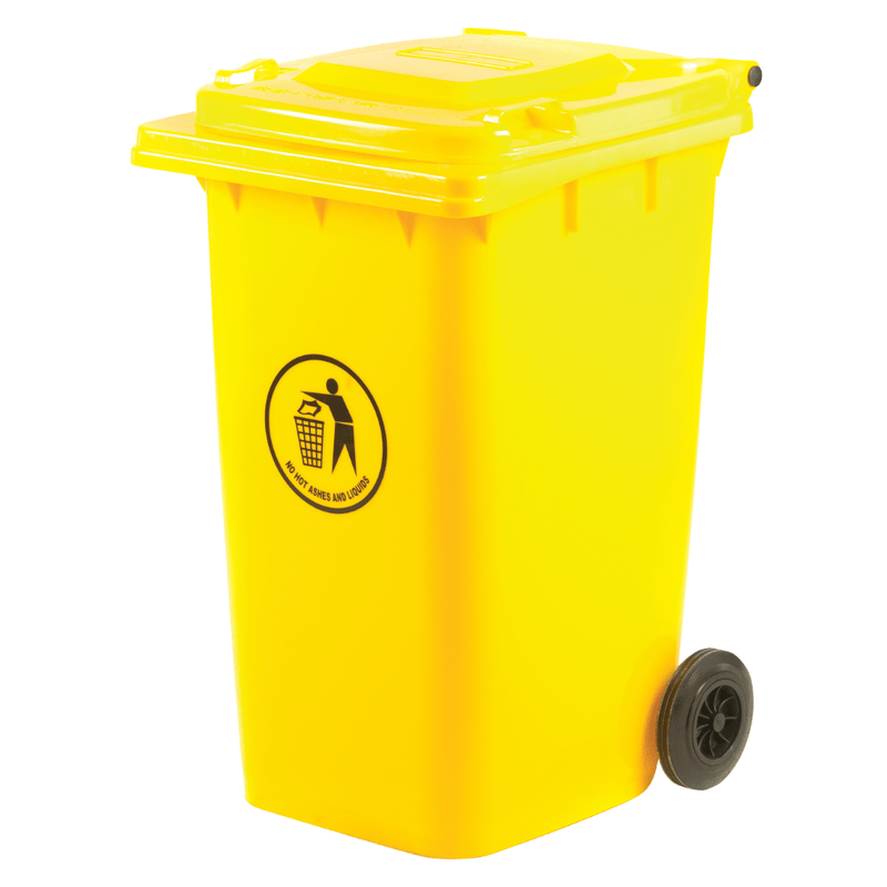 GPC Wheeled Bin - Yellow