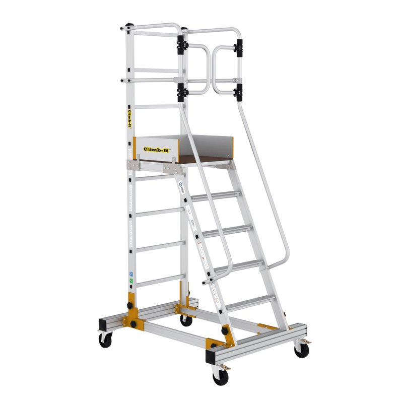 Climb-It Mobile Steps with Safety Gate