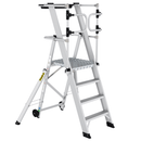 Climb-It Large Platform Folding Steps with Safety Gates