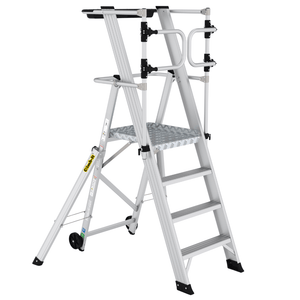 Climb-It Large Platform Folding Steps with Safety Gates