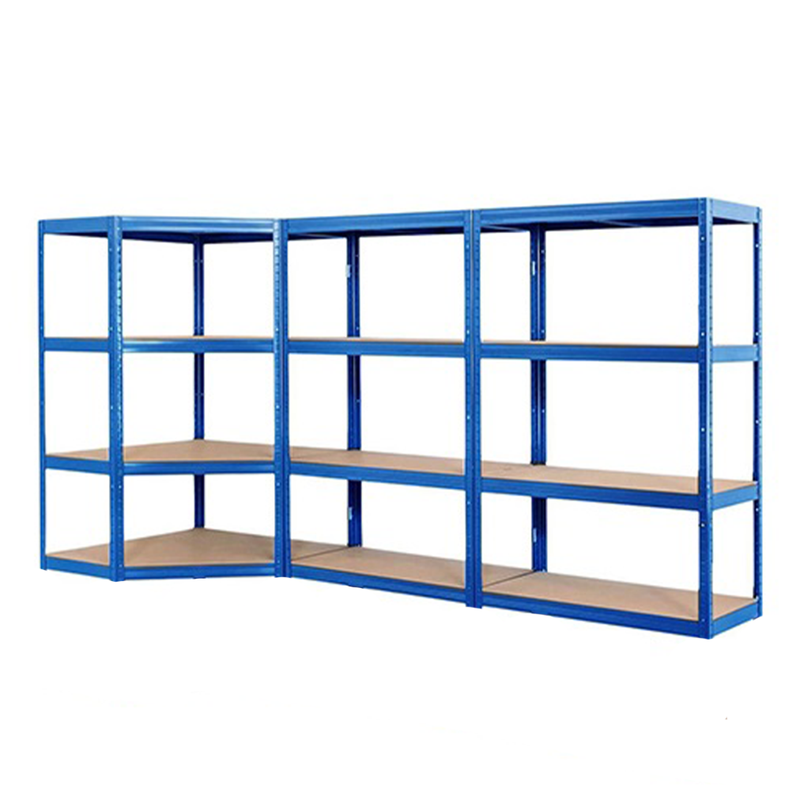 3x VRS Corner Shelving - 1600mm High - 200/280kg - Blue