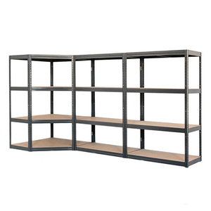 3x VRS Corner Shelving - 1600mm High - 200/280kg - Grey