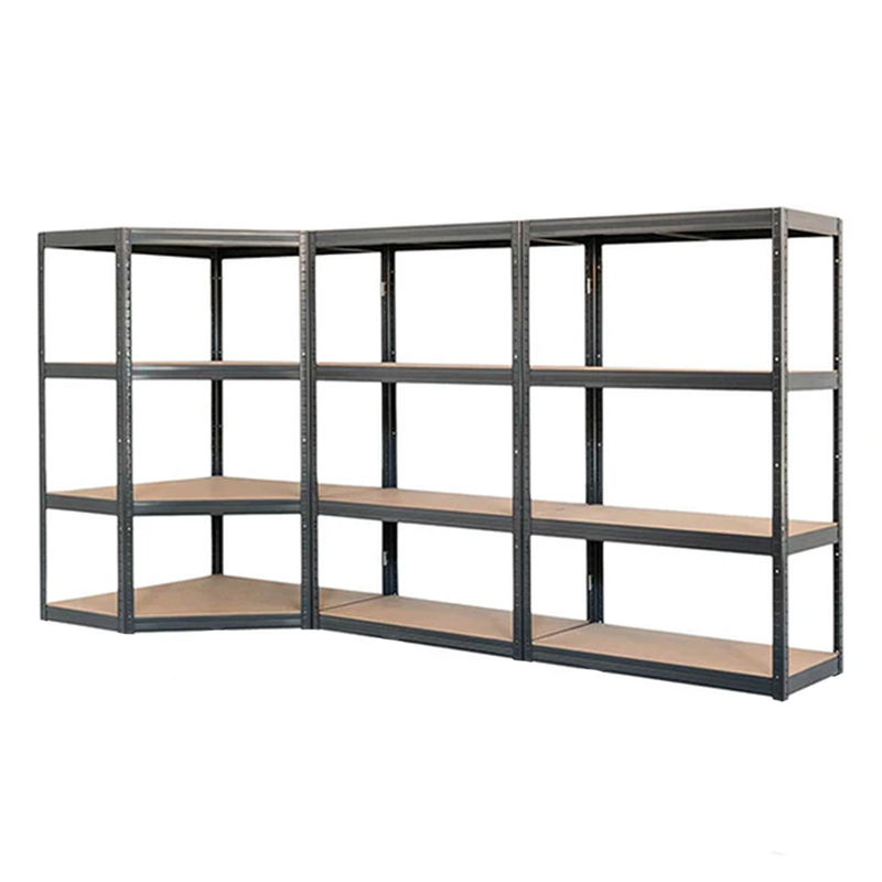 3x VRS Corner Shelving - 1600mm High - 200/280kg - Grey