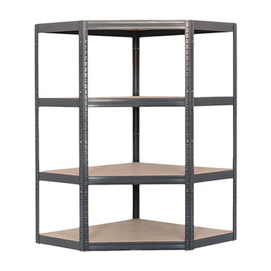 1x VRS Corner Shelving - 1600mm High - 250kg - Grey