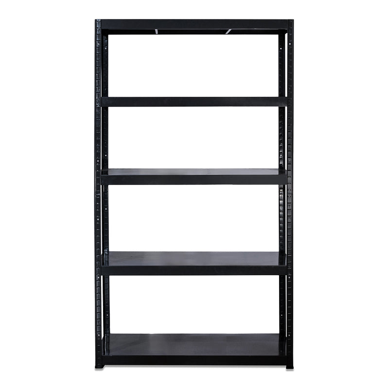 1x MT Metal Shed Shelving - 1800mm High - 90/130kg - Black