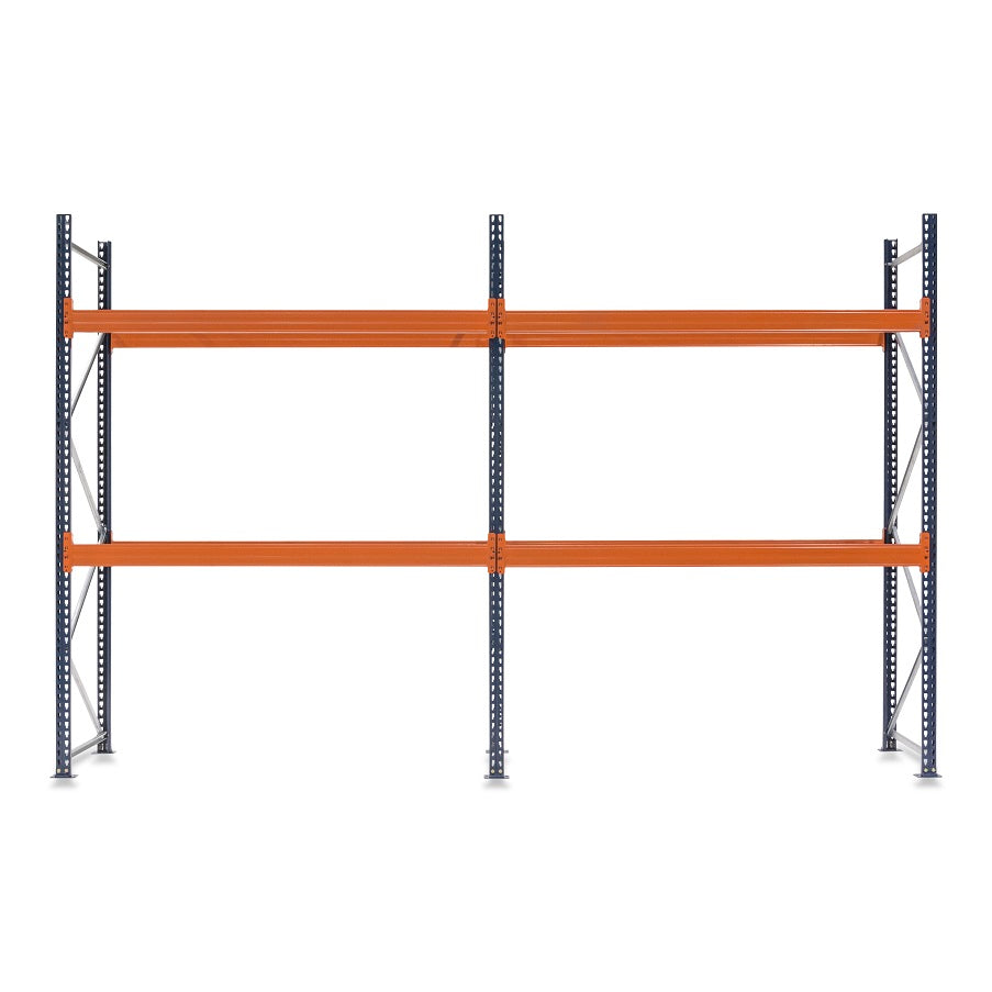 2x Mecalux Pallet Racking Bays 900mm deep - Holds Standard pallets ...