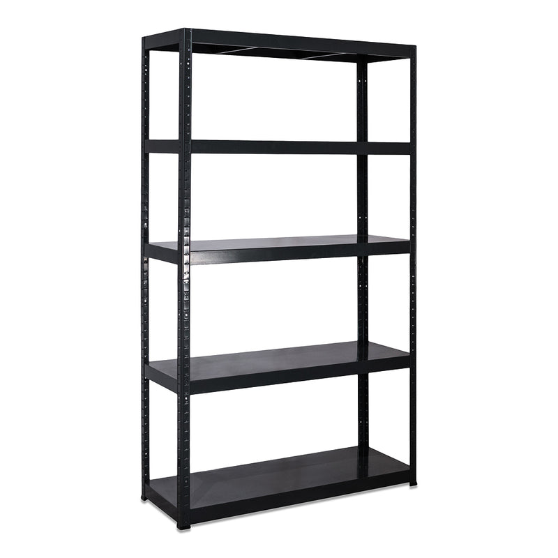 1x MT Metal Shelving - 1800mm High - 90/130kg - Black