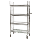 Eclipse Wire Picking Cart With Basket Shelves - 4 Levels