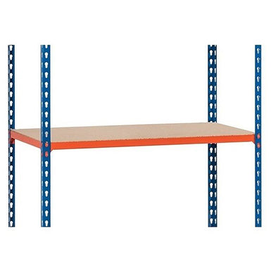 1x Additional Shelf - SX200 - Chipboard - Blue & Orange