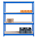 1x CRW Heavy Duty Garage Shelving - 2000mm High - 500kg - Blue