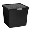 1x HRX Heavy Duty Shelving - 1770mm High - Grey with DIY Plastic Storage Boxes