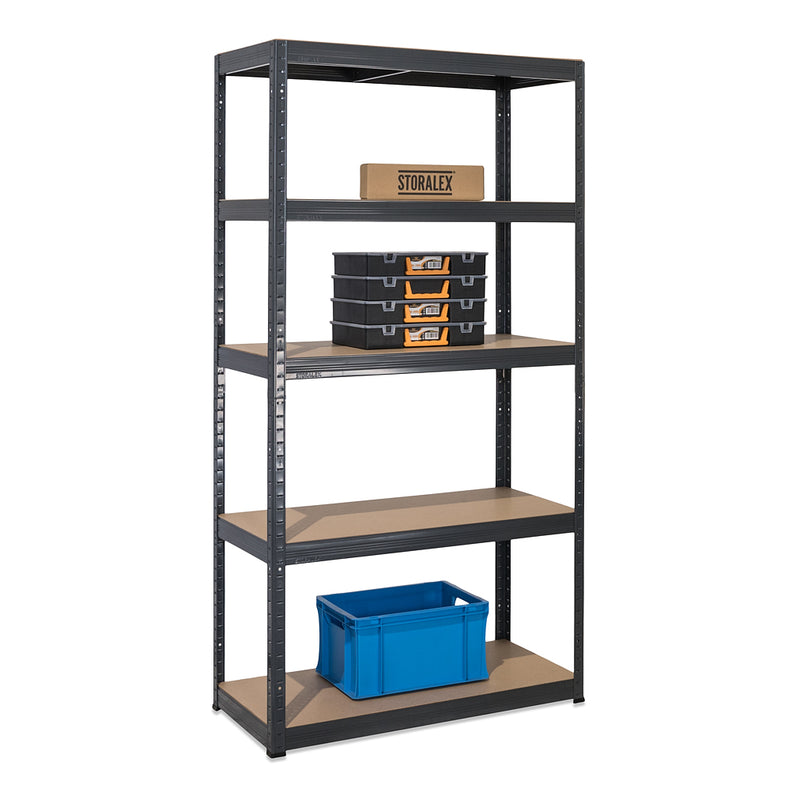 1x VRS Heavy Duty Garage Shelving - 1800mm High - 325kg - Grey