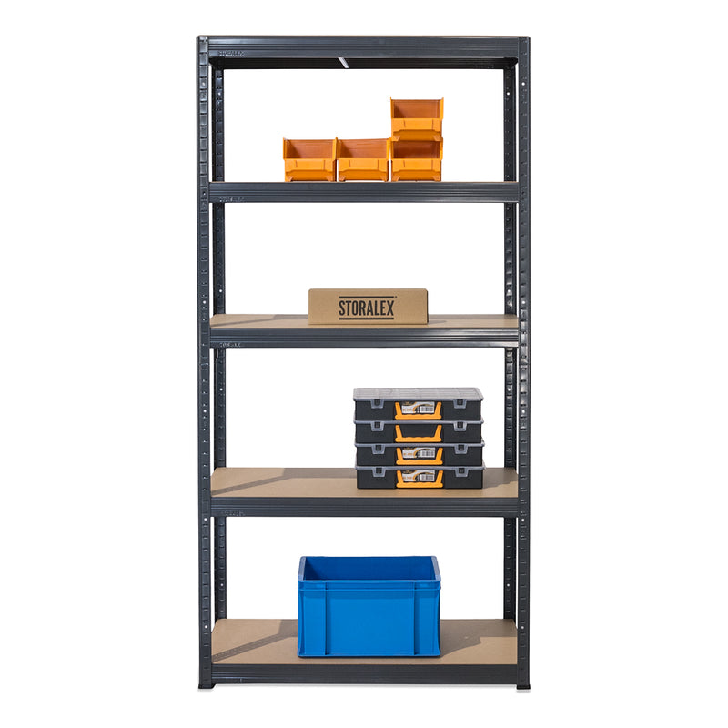 1x VRS Heavy Duty Garage Shelving - 1800mm High - 325kg - Grey