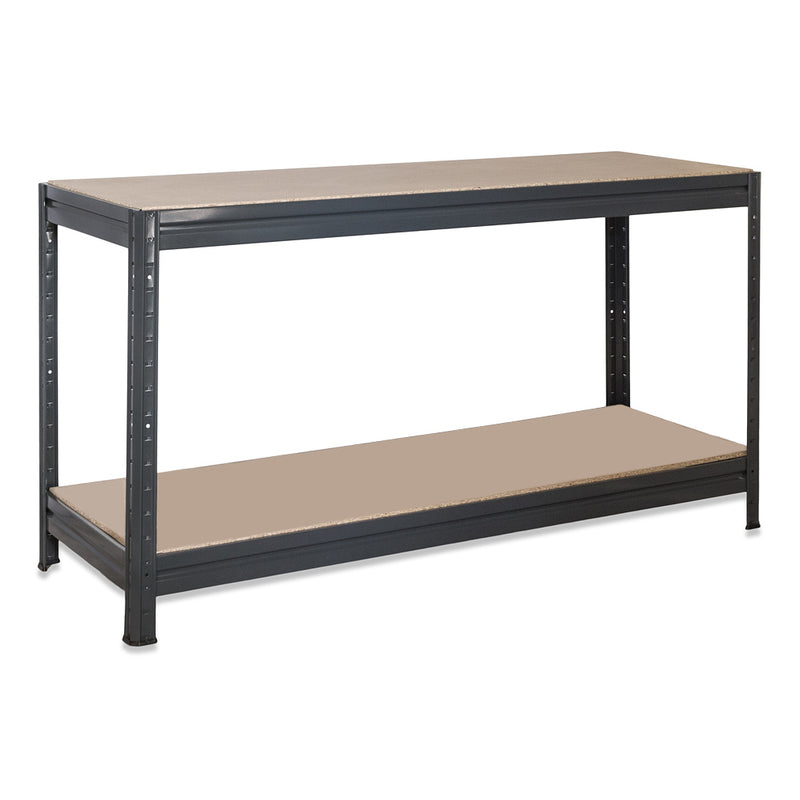 1x HRX Heavy Duty Workbench - 870mm High - 600kg - Grey