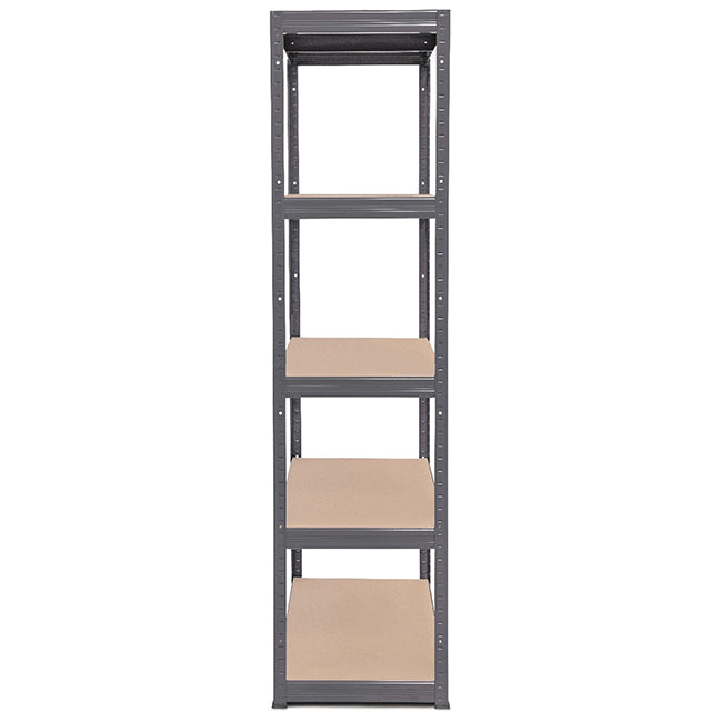 1x VRS Shelving Unit - 2130mm High - Grey with 8x 33.5L Really Useful Boxes