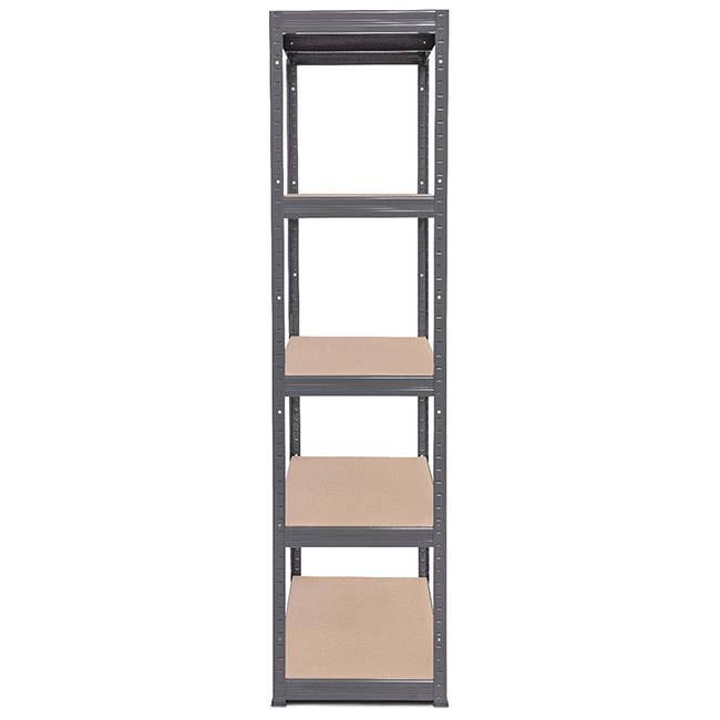 1x VRS Shelving Unit - 1800mm High - Grey with 8x 33.5L Really Useful Boxes