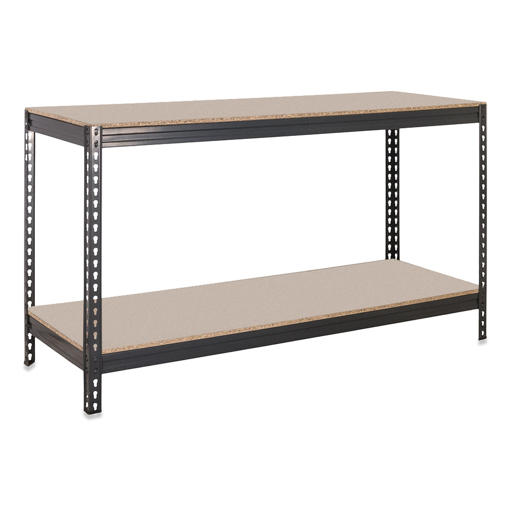 2x Storalex CRW Garage Workbench 915mm High 400kg Chipboard Grey