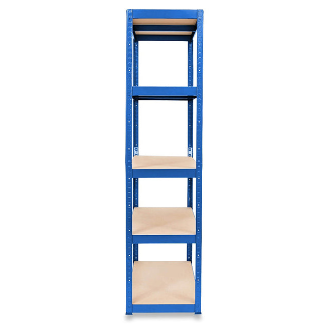 4x VRS Shelving Units - 1800mm High & 1x Workbench - 1200mm Wide - Blue