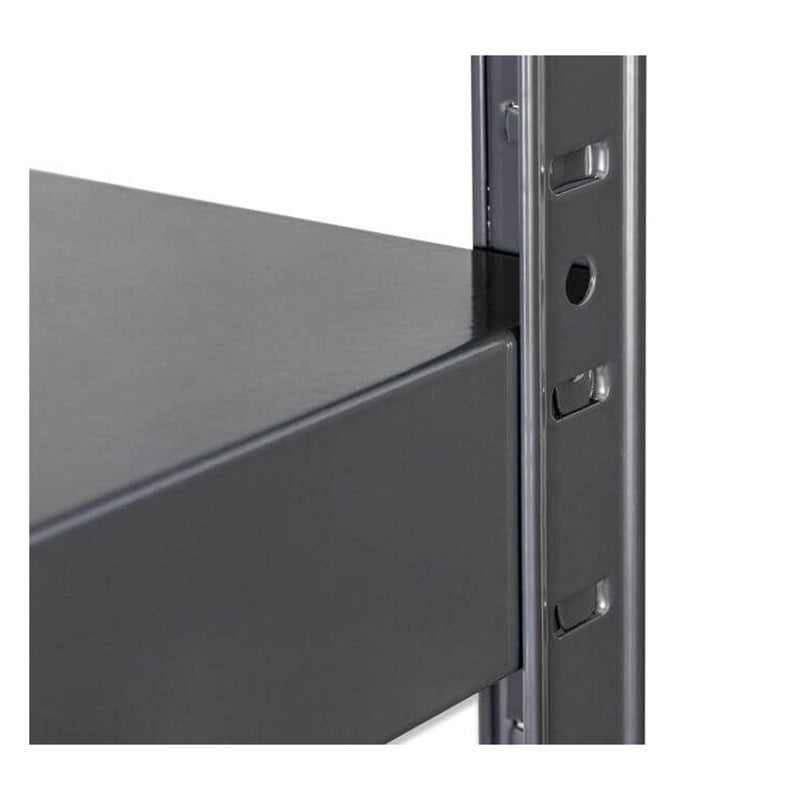 3x MT Metal Garage Shelving - 1800mm High - 90/130kg - Grey