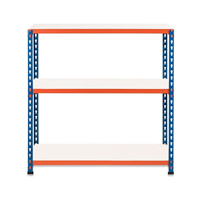 1x SX340 Workbench - 915mm High - 340kg - Melamine - Blue/Orange