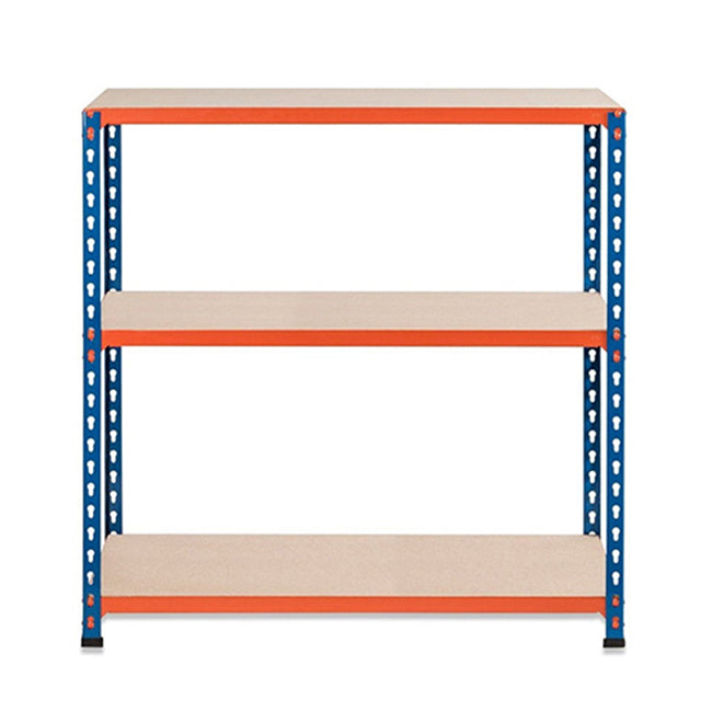 1x SX200 Workbench - 990mm High - 200kg - Chipboard - Blue/Orange