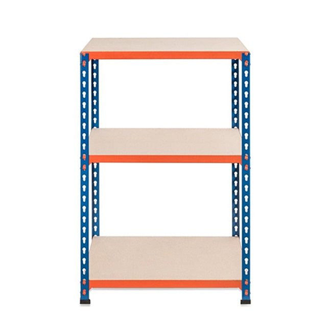 1x SX340 Workbench - 915mm High - 340kg - Chipboard - Blue/Orange