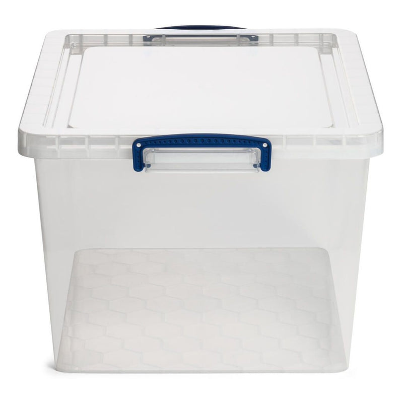 4x VRS Shelving Units - 2130mm High - Grey with 8x 33.5L Really Useful Boxes