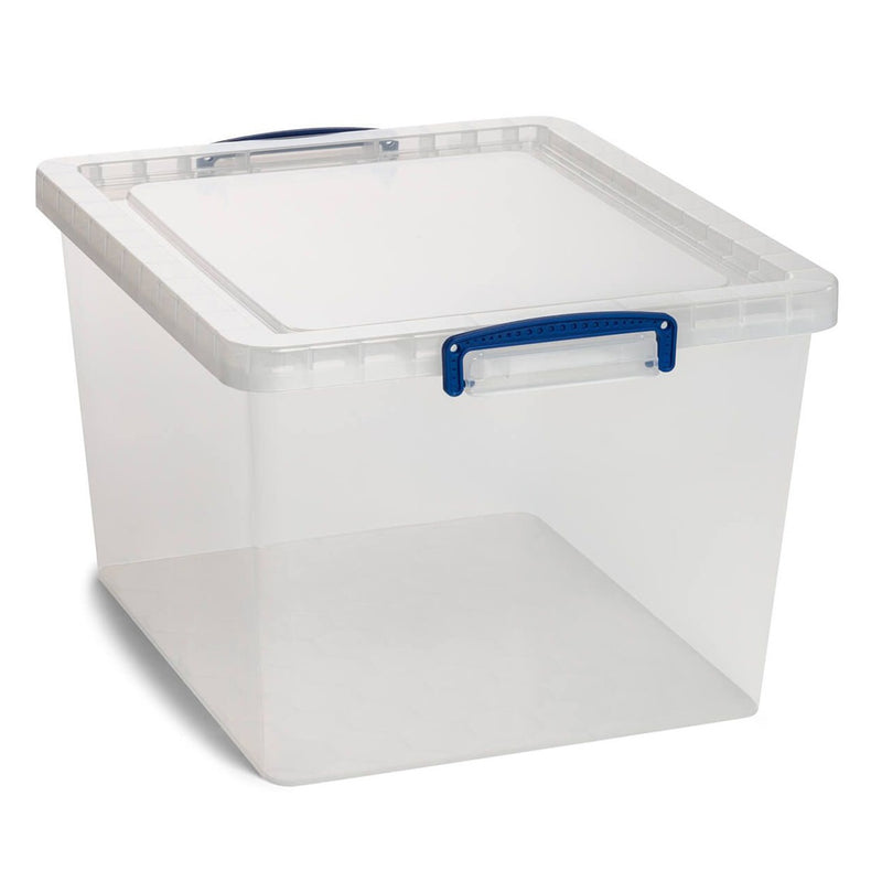 1x VRS Shelving Unit - 2130mm High - Grey with 8x 33.5L Really Useful Boxes