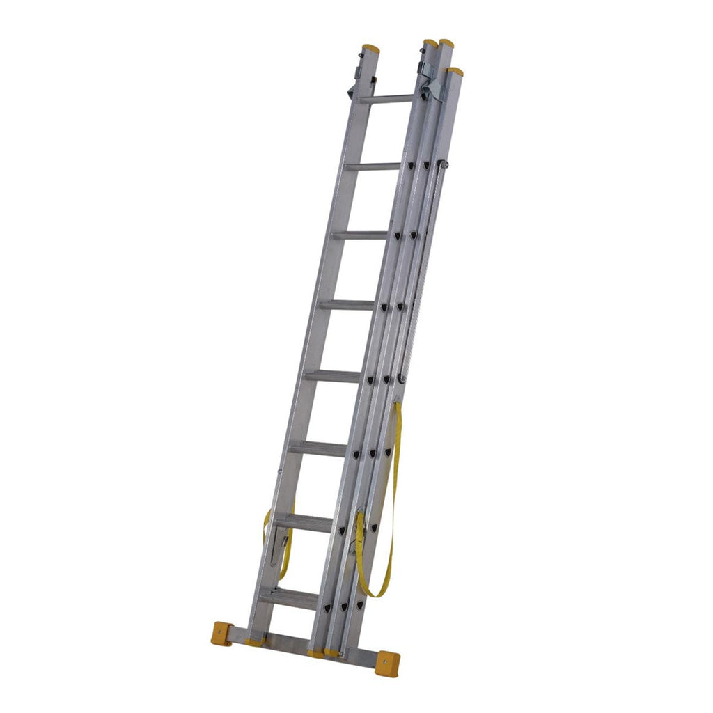 Square Rung Werner Square Rung Triple Extension Ladders (5 Sizes) - Tufferman