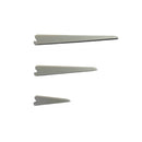 Twin Slot Wall Mounted Shelving Brackets - Custom Build - Silver