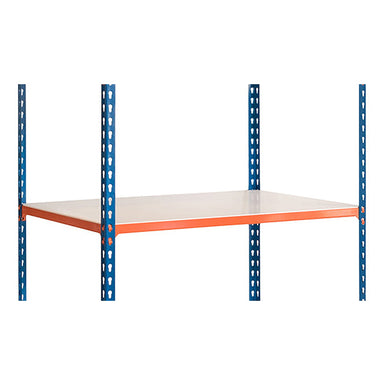 1x Additional Shelf - SX200 - Melamine - Blue & Orange