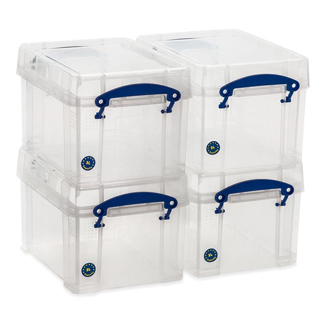 Really Useful Boxes - Clear - All Sizes