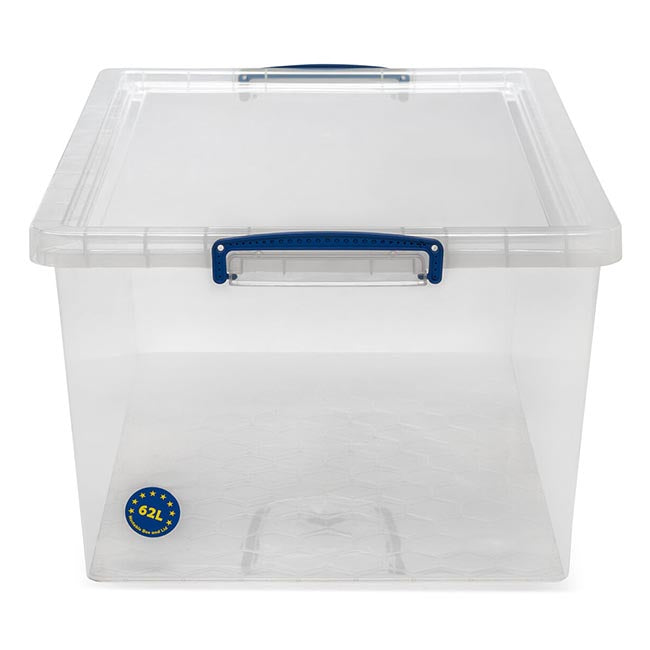 Nestable Really Useful Boxes - Clear - All Sizes
