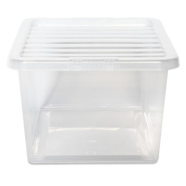 Wham Plastic Storage Boxes - Clear - All Sizes