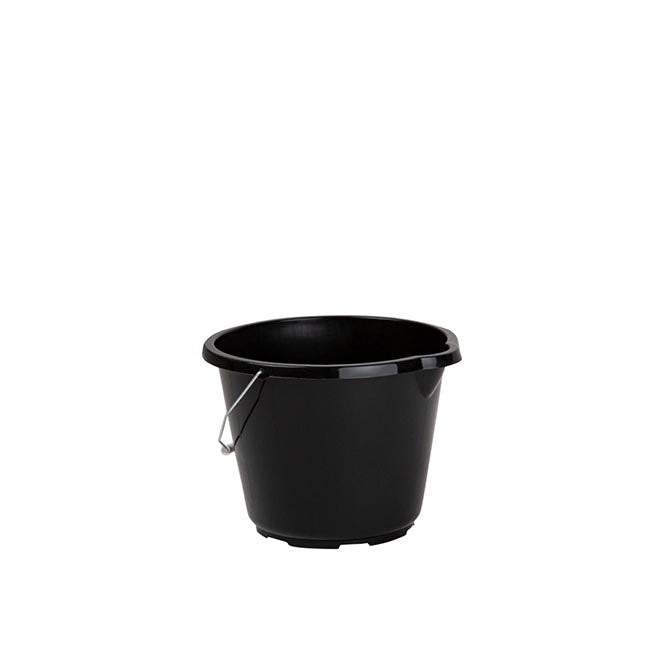 4x 12L General Purpose Buckets - Black