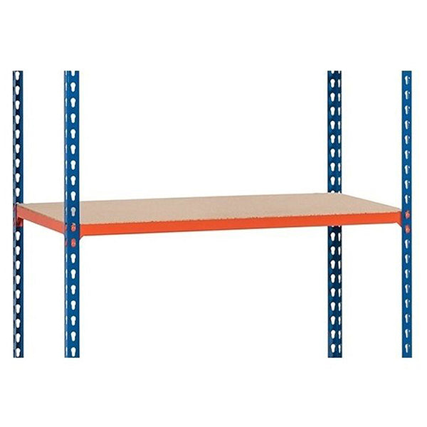 1x Additional Shelf - SX340 - Chipboard - Blue & Orange