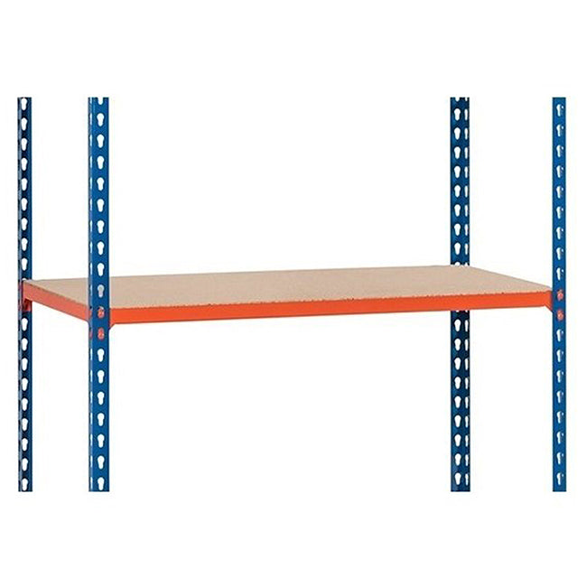1x Additional Shelf - SX200 - Chipboard - Blue & Orange