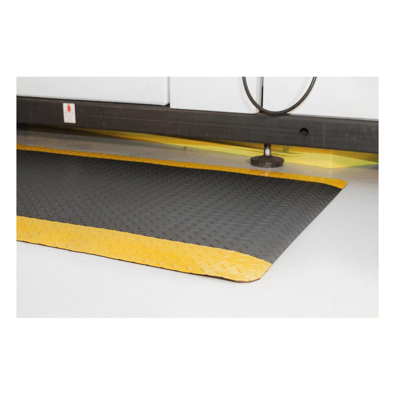 Deckplate Anti-Fatigue Mat - Black & Yellow