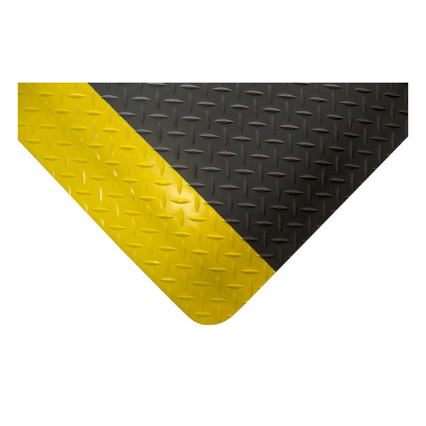 Deckplate Anti-Fatigue Mat - Black & Yellow