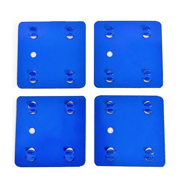 4x CRW Bay Connectors - pack joins 2 bays - Blue