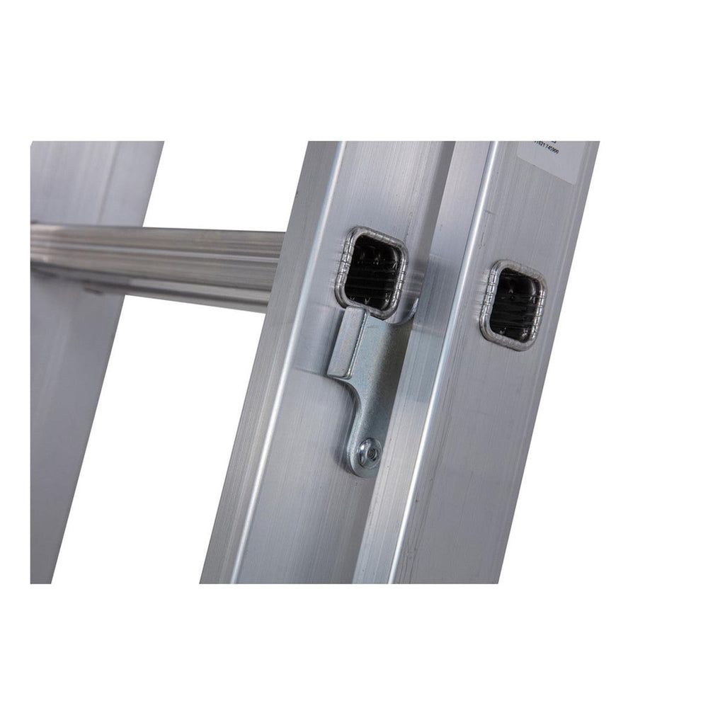 Werner Square Rung Double Extension Ladders (7 Sizes) - Tufferman