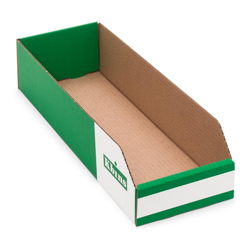 K-Bins Flat Pack Cardboard Parts Bins - 100mm High