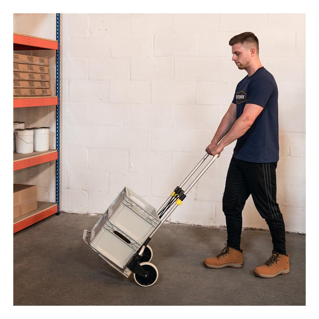 Telehandler Sacks Telescopic Folding Sack Truck - 100kg - Tufferman