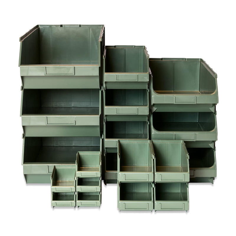 Industrial Plastic Storage Bins Storalex Linkable Plastic Small Parts